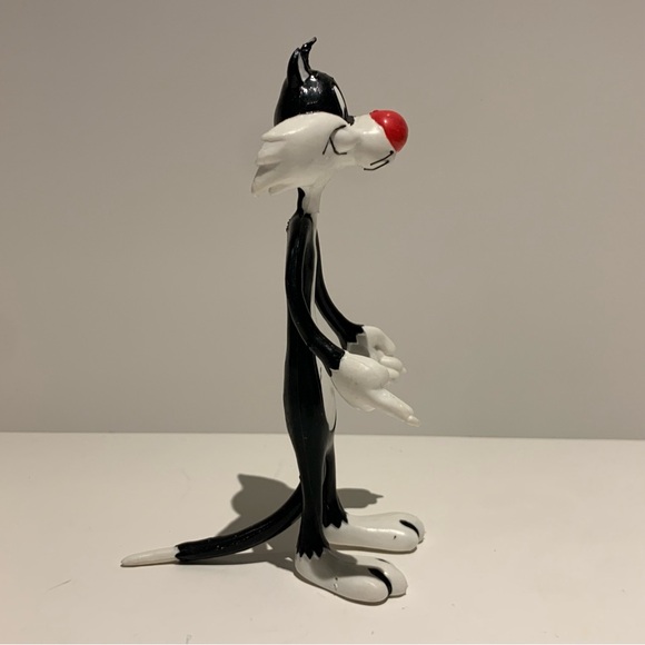 Vintage Warner Bros Looney Tunes 1978 Sylvester the Cat Bendable Bendy Figure - Picture 6 of 6